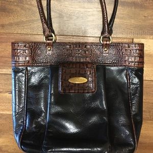 Brahmin leather tote bag